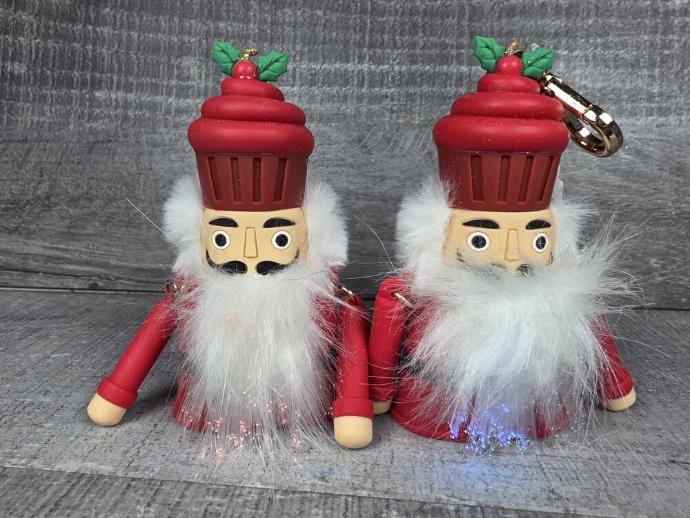 Bath & Body Works PocketBac Holder Light Up Christmas Nutcracker w/ Clip 168d
